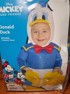 Disney Donald Duck Infant Costume - 12-18 months Halloween Cosplay